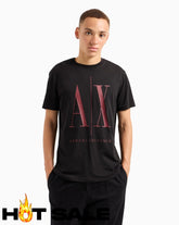 T-Shirt Men Black Armani Exchange Camiseta